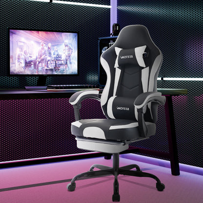 Chaise de jeu Woltu, chaise de bureau ergonomique pour ordinateur avec accoudoirs 3D, dossier réglable, chaise pivotante pour bureau.