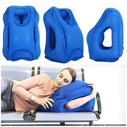 Oreiller gonflable en PVC pour voyage