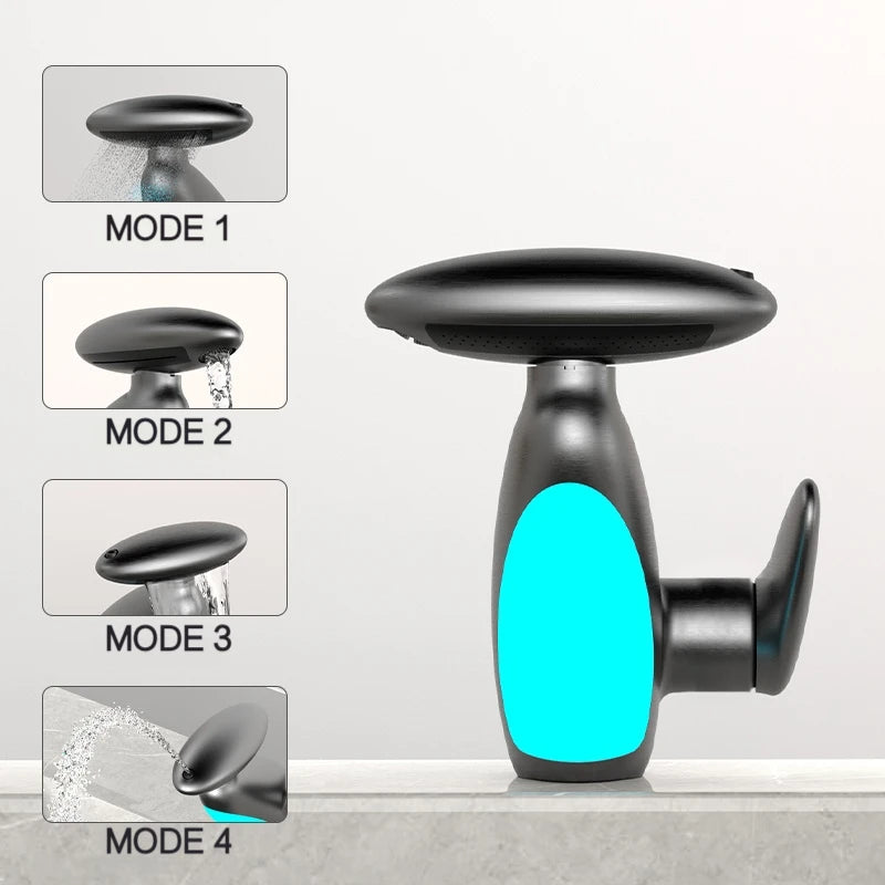 Robinet de lavabo à LED avec 4 modes de sortie