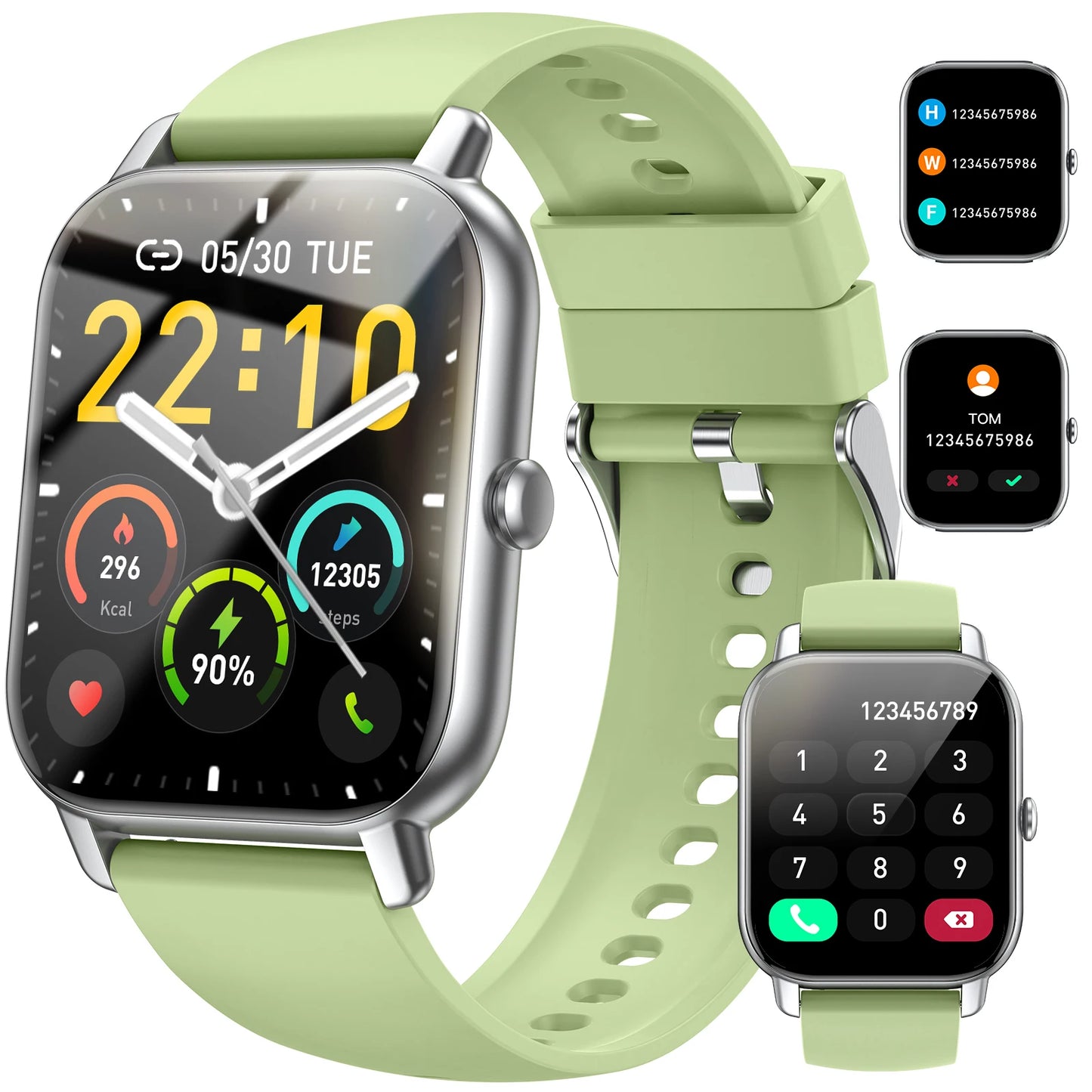 Montre connectée ultra fine 1,85 pouces