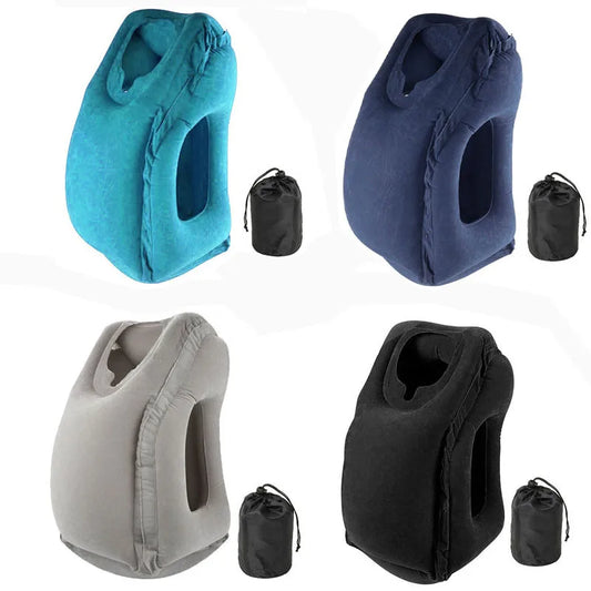 Oreiller gonflable en PVC pour voyage