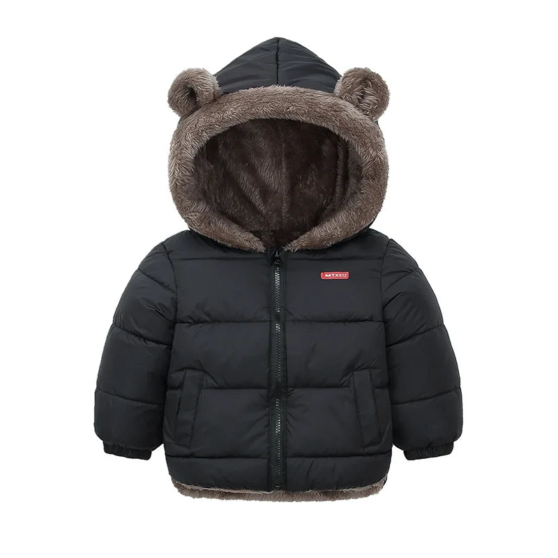 Veste à capuche polaire pour bébé