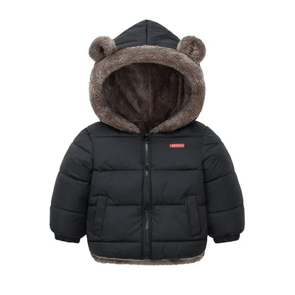Veste à capuche polaire pour bébé