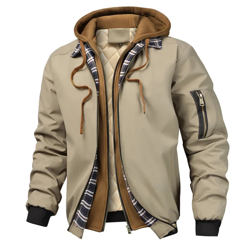 Veste coupe-vent chaude pour homme
