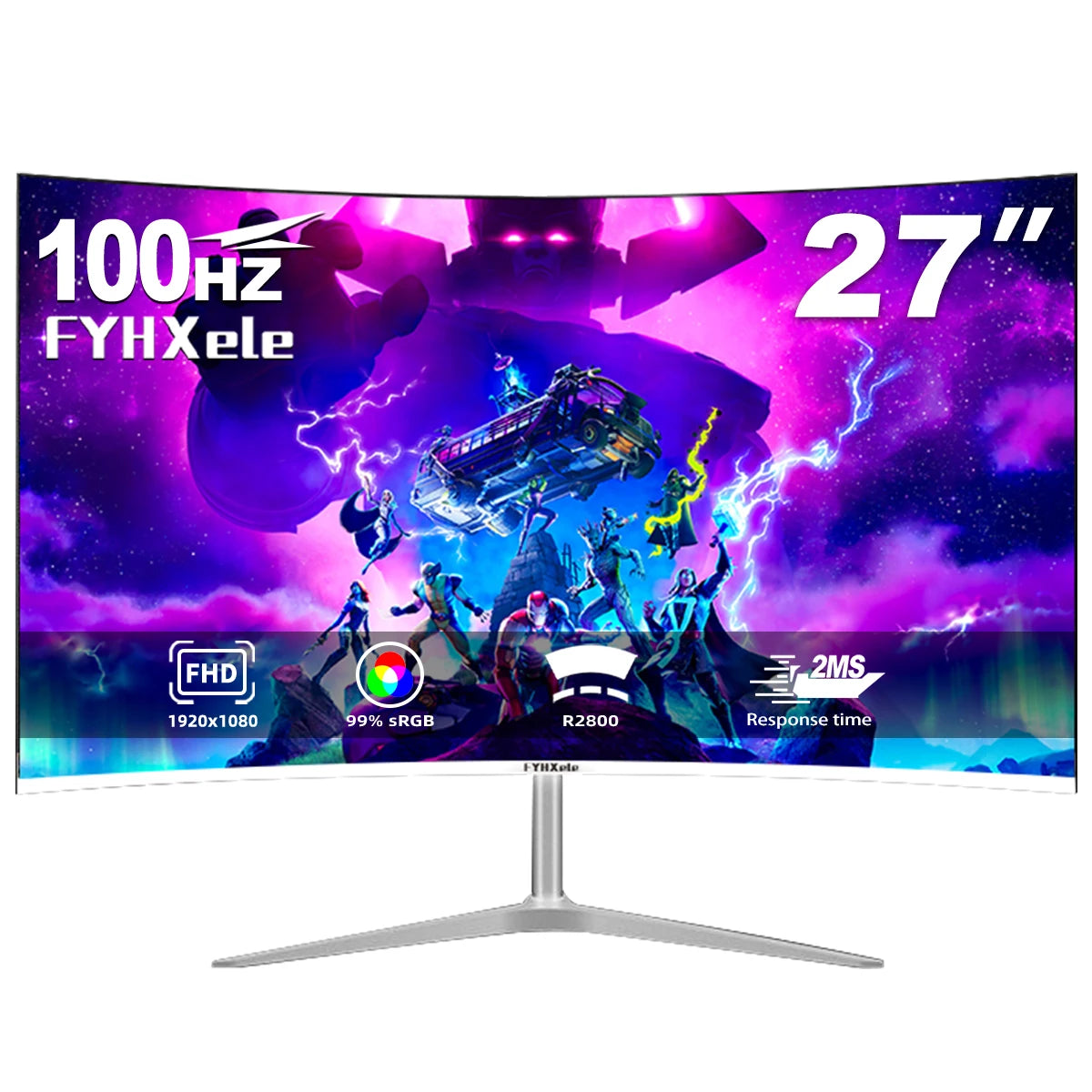 Écran 27 pouces Incurvé FHD 100Hz