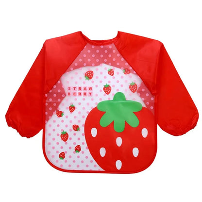 Bavoir imperméable à manches longues