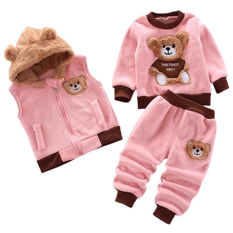 Ensemble de vêtements à motif d'animaux 3 pièces
