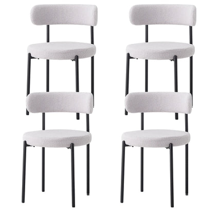 Lot de chaises de salle à manger nordique