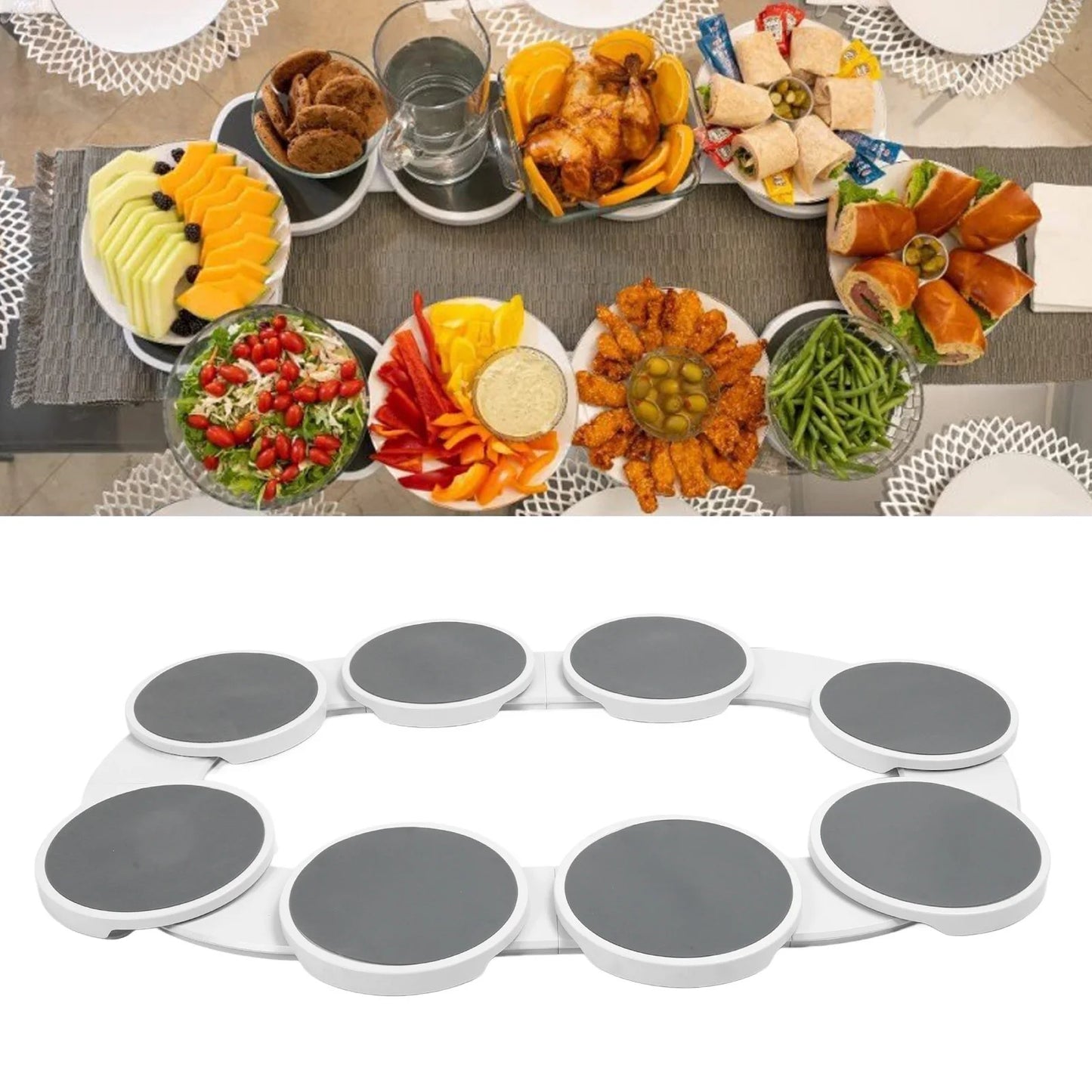 Plateau tournant pour table à manger de cuisine