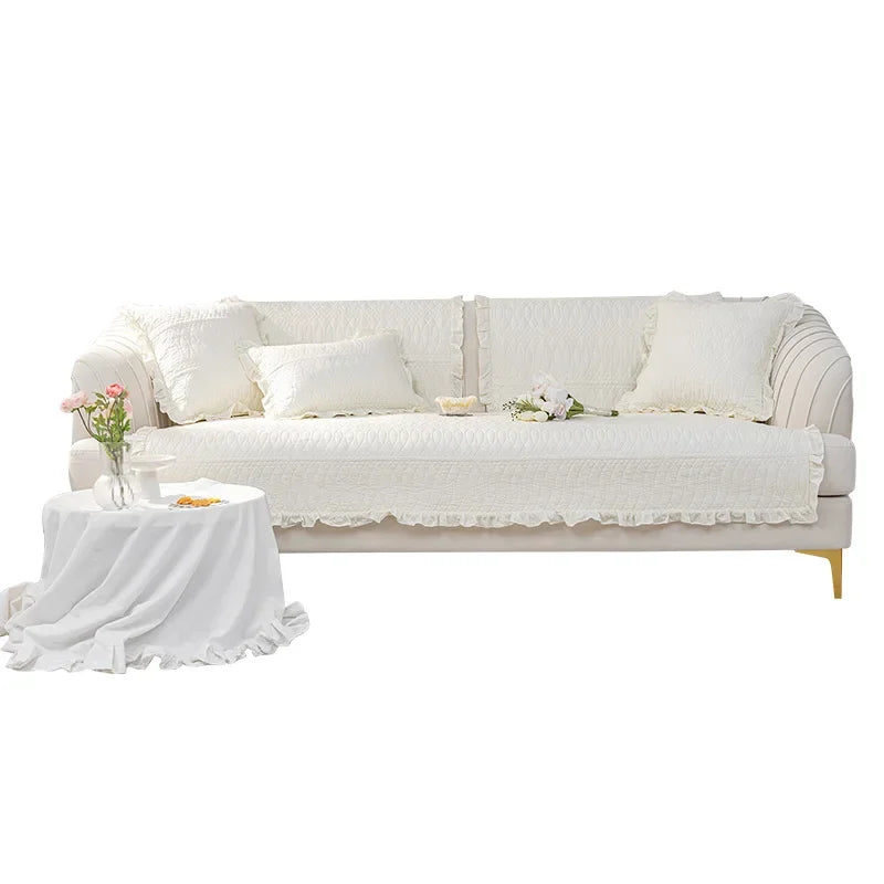 Housse de coussin de canapé en tissu antidérapant