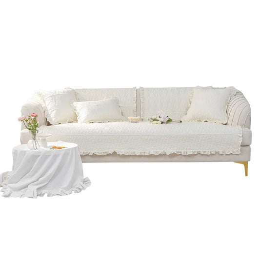 Housse de coussin de canapé en tissu antidérapant