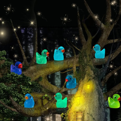 Lot de mini-canards lumineux pour bains