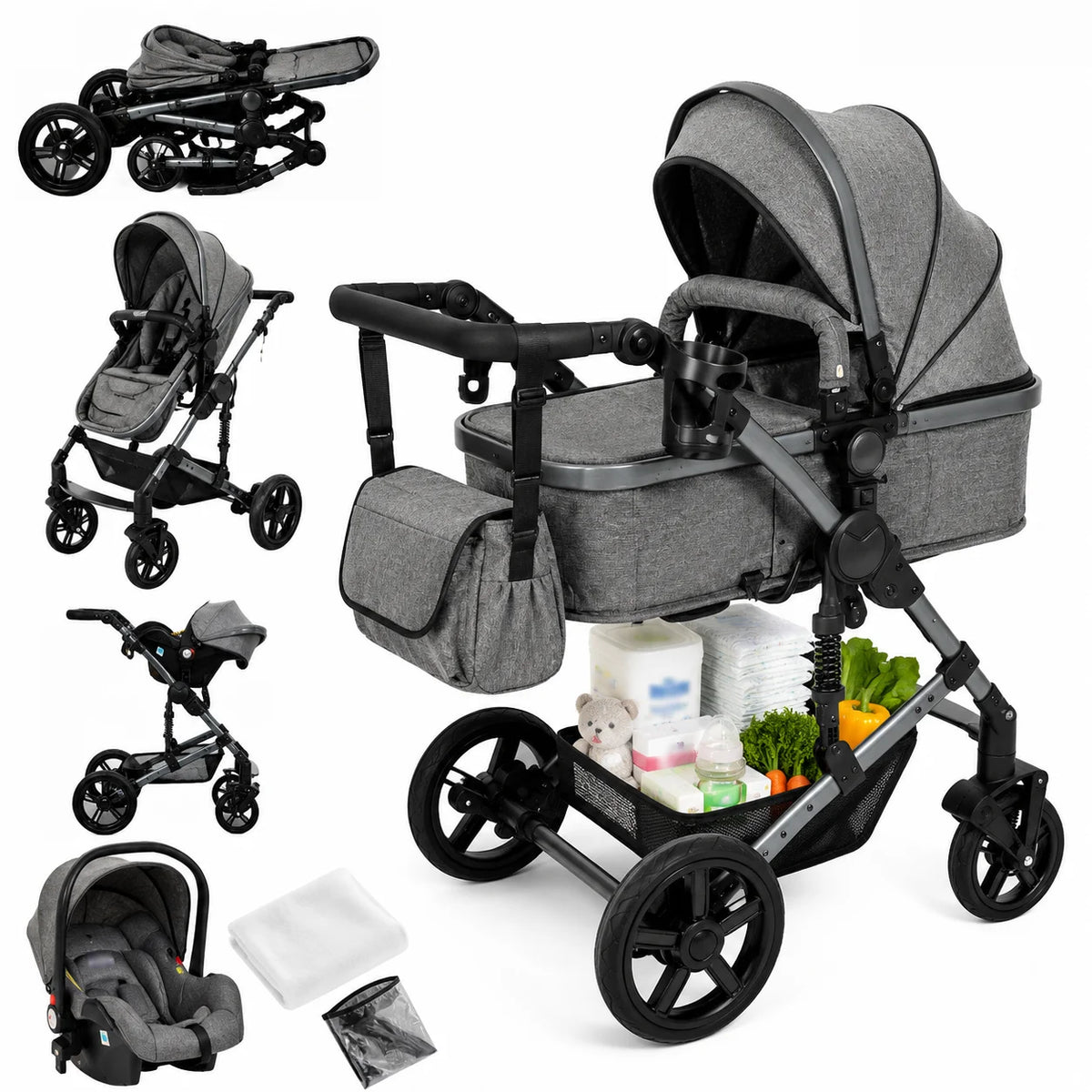 Pousse bébé confort ride 3 en 1
