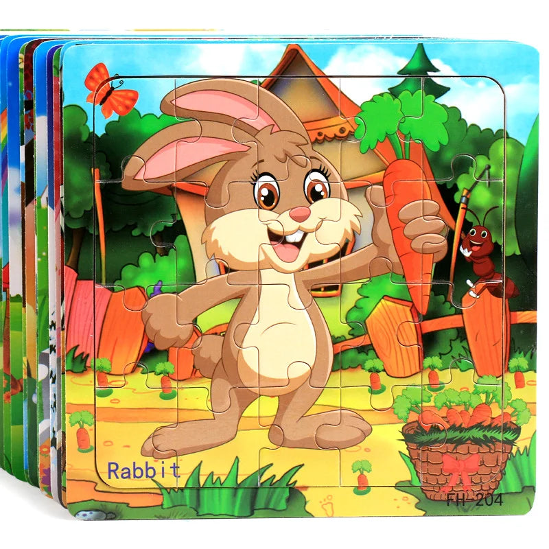 Puzzle 3D en bois de 20 pièces