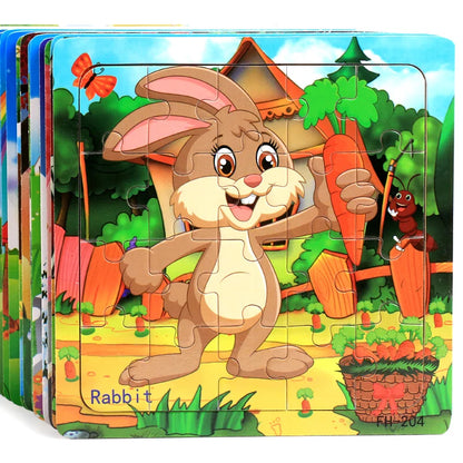 Puzzle 3D en bois de 20 pièces