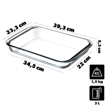 Ensemble de plats à four rectangulaires