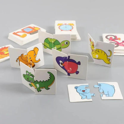 32 Piece Early Learning Card Matching Puzzle