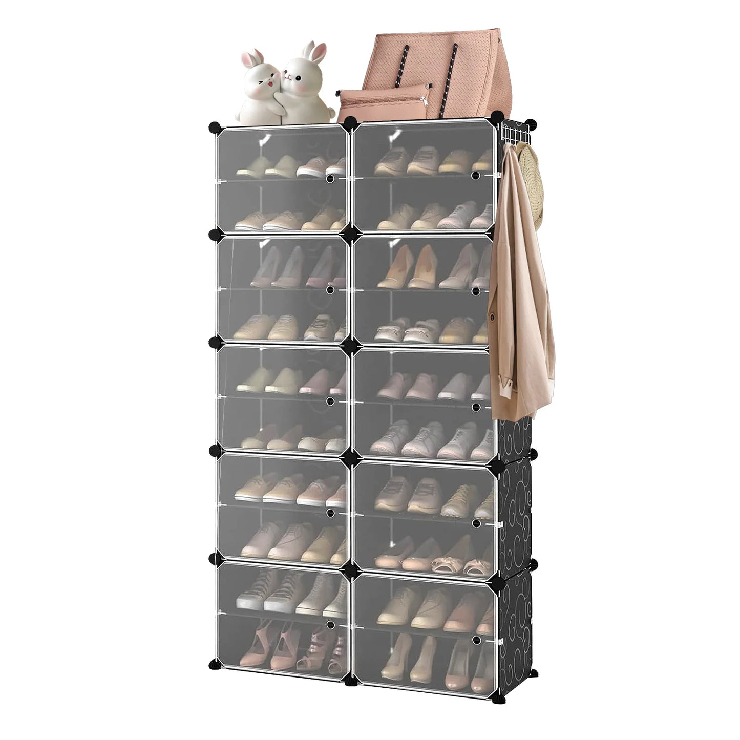 Rangement pour chaussures à 40 paires