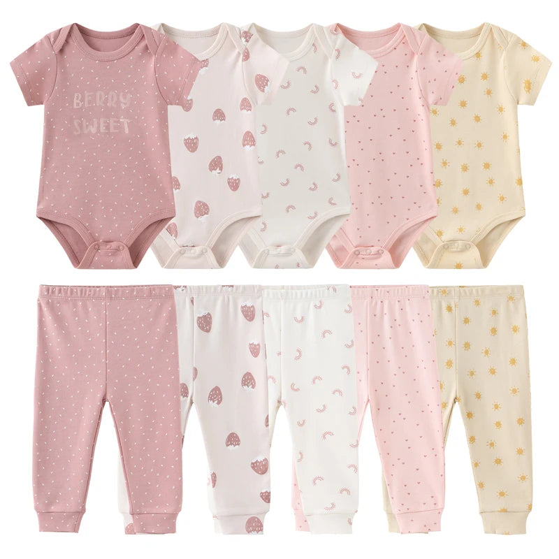 Ensemble de vêtements 10 pièces pour bébé