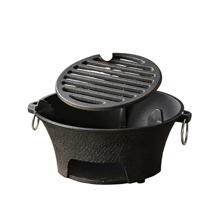 Poêle à charbon en fonte de 23 cm