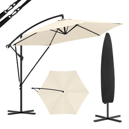 Parasol de jardin à manivelle &amp; Protection UV