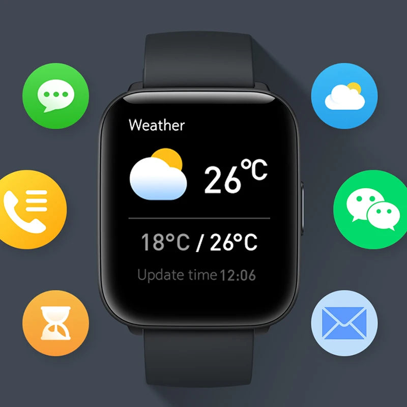 Smartwatch 1.69 pouces écran HD
