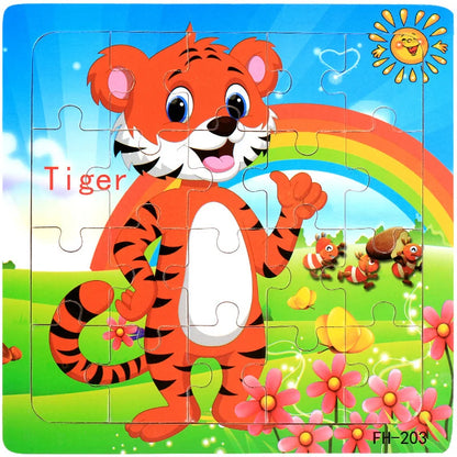 Puzzle 3D en bois de 20 pièces