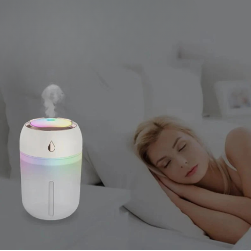 Mini humidificateur d'air portable LED