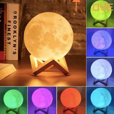 Lampe de nuit en forme de lune