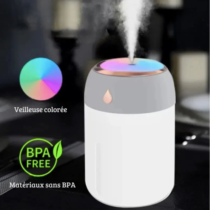 Mini humidificateur d'air portable LED