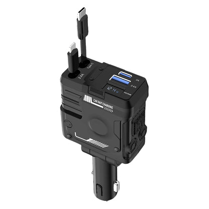 Chargeur de voiture rétractable