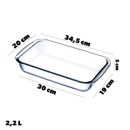 Ensemble de plats à four rectangulaires