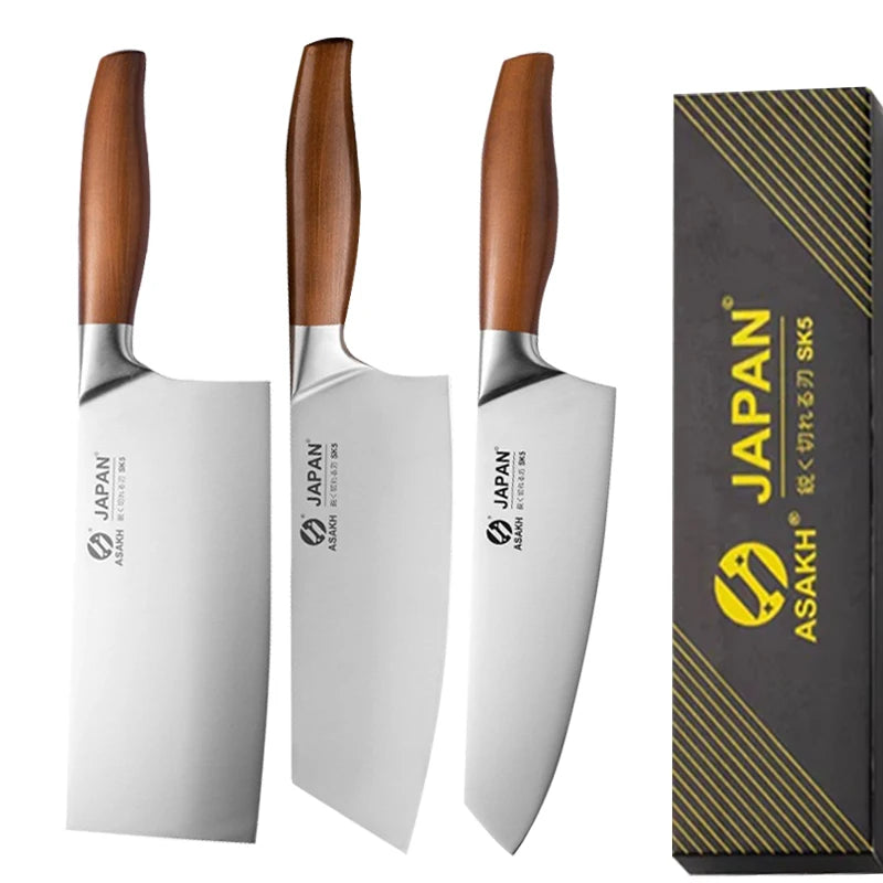 Ensemble de couteaux de cuisine japonais professionnels