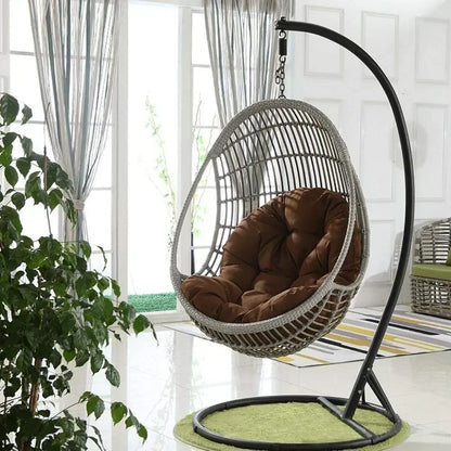 Fauteuil suspendu en forme d'œuf