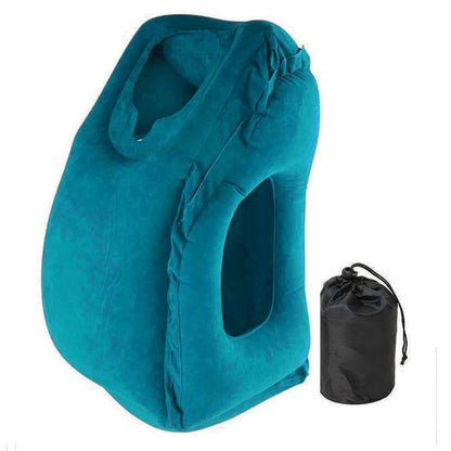 Oreiller gonflable en PVC pour voyage
