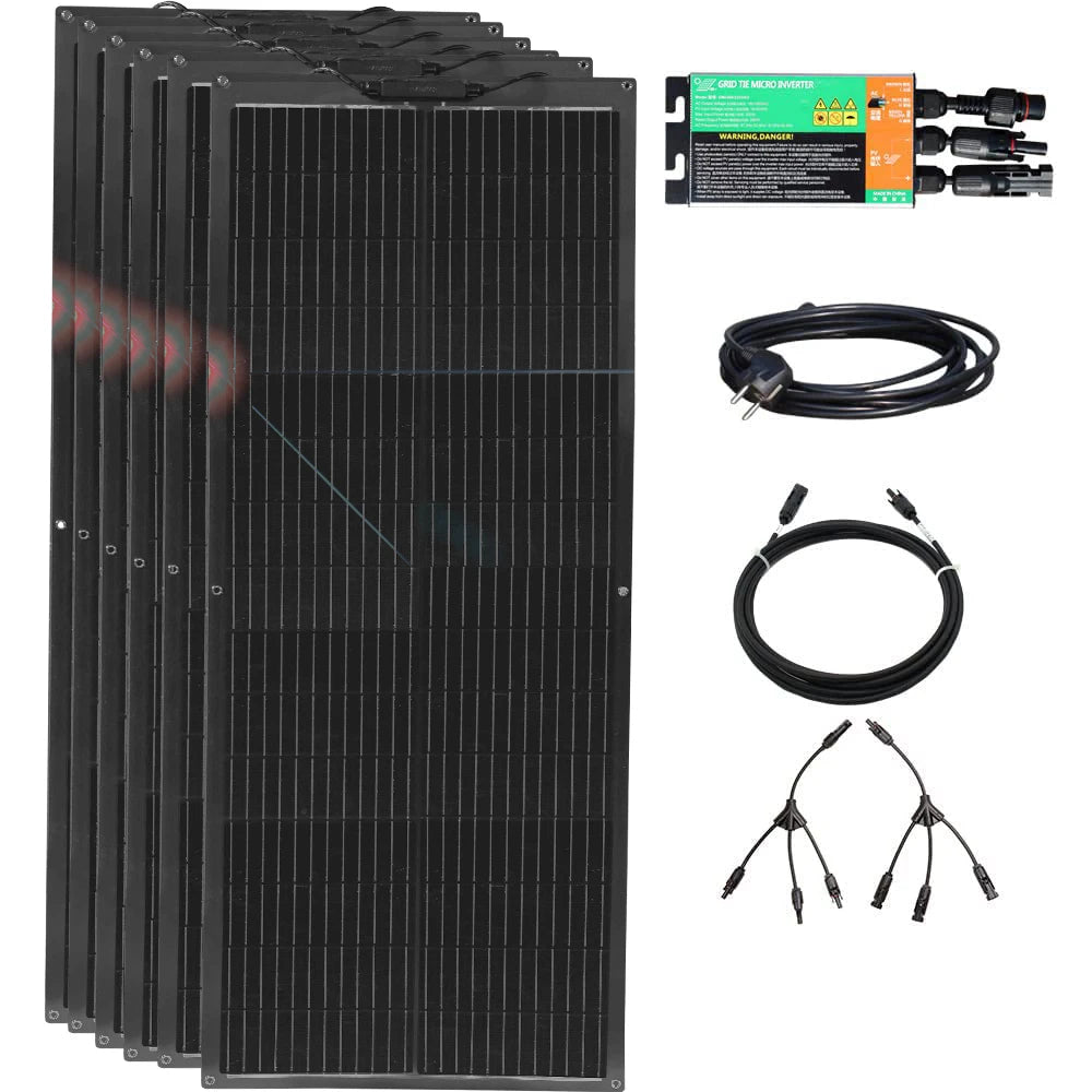 Kit de panneaux solaires raccordé au réseau 220 V/230 V