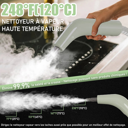 Nettoyeur vapeur portatif avec poignée 1500W
