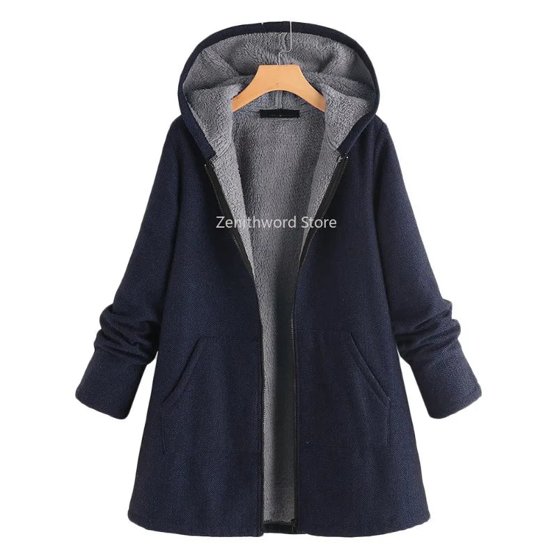 Manteau automne-hiver chaude pour femme