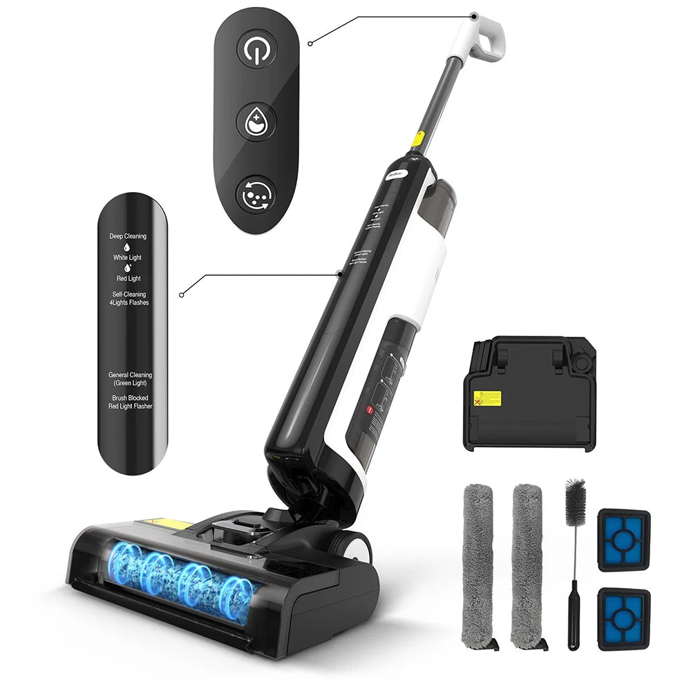 Aspirateur eau et poussière sans fil multi-surfaces