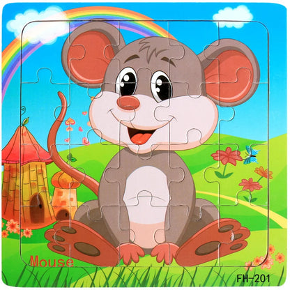 Puzzle 3D en bois de 20 pièces