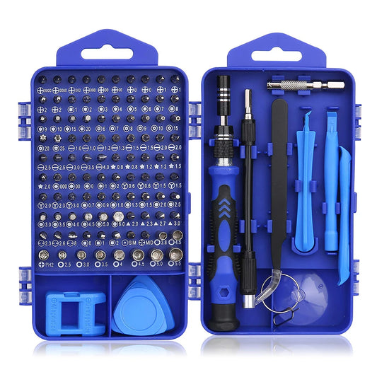 Kit de tournevis magnétique professionnel de précision 122 pièces