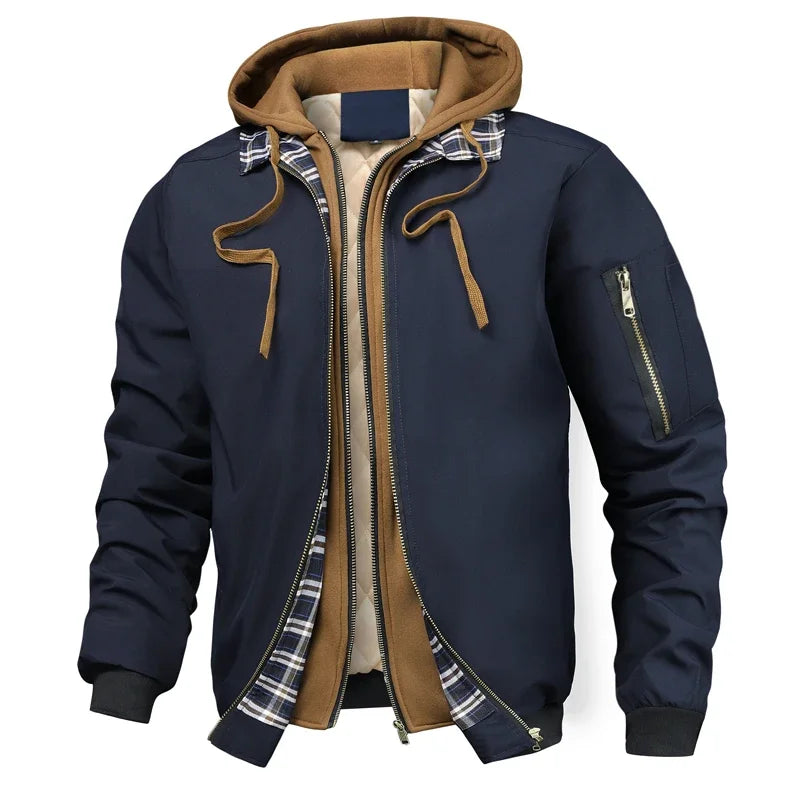 Veste coupe-vent chaude pour homme