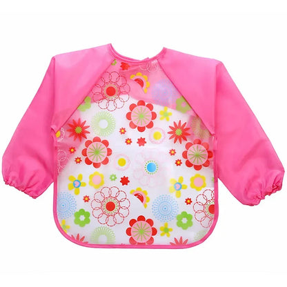 Bavoir imperméable à manches longues