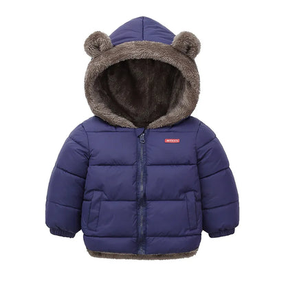 Veste à capuche polaire pour bébé