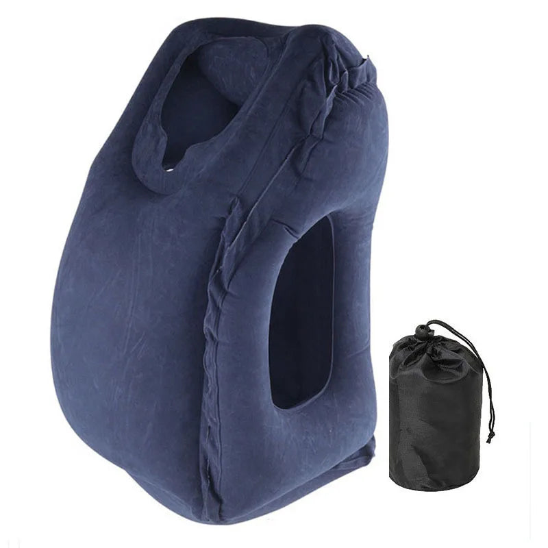 Oreiller gonflable en PVC pour voyage