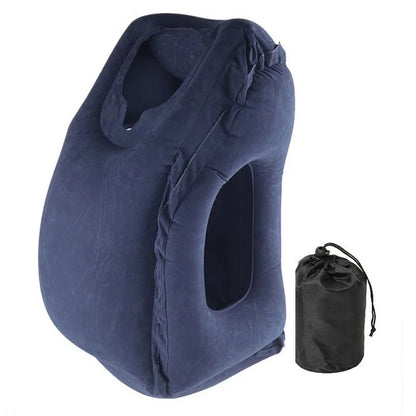 Oreiller gonflable en PVC pour voyage
