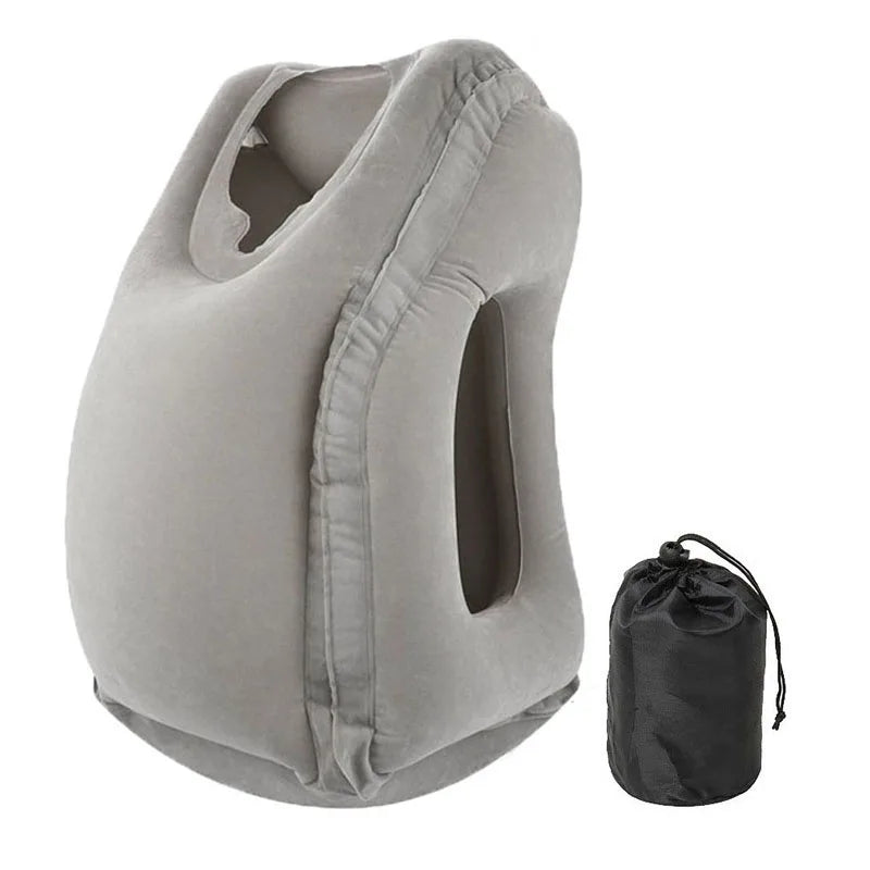 Oreiller gonflable en PVC pour voyage