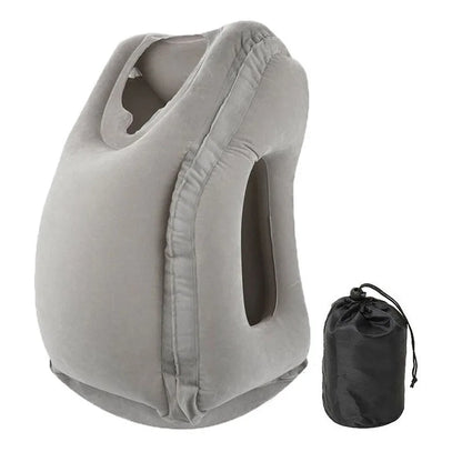 Oreiller gonflable en PVC pour voyage