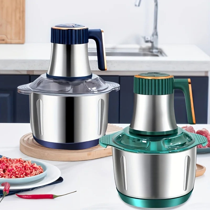 Hachoir à aliments électrique 5 litres en acier inoxydable