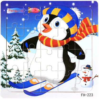Puzzle 3D en bois de 20 pièces